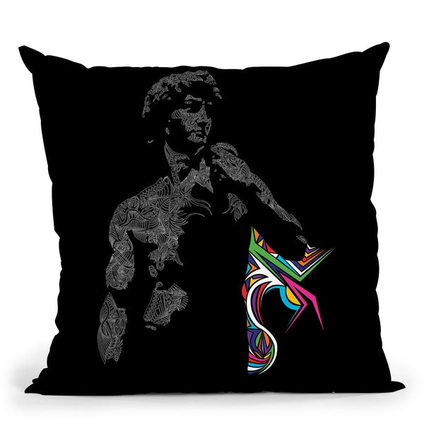 David Throw Pillow By Baro Sarre