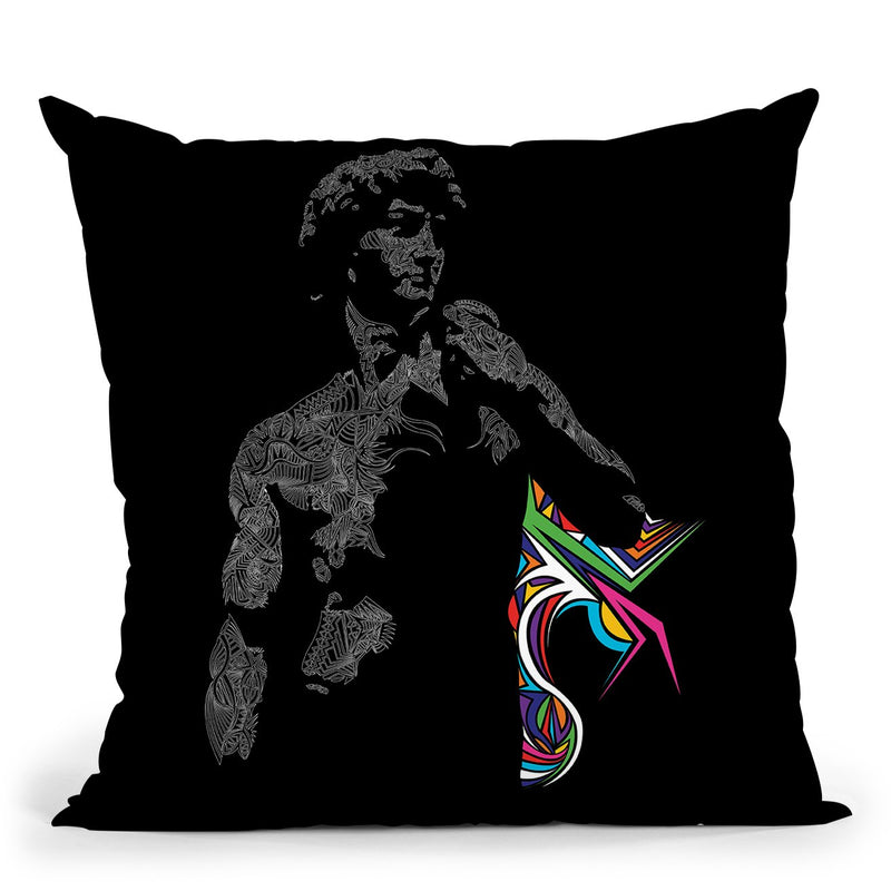David Throw Pillow By Baro Sarre