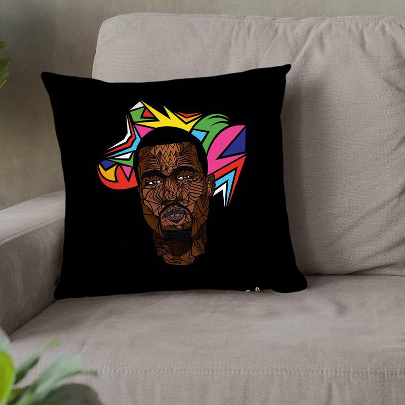 Kanye West Throw Pillow By Baro Sarre