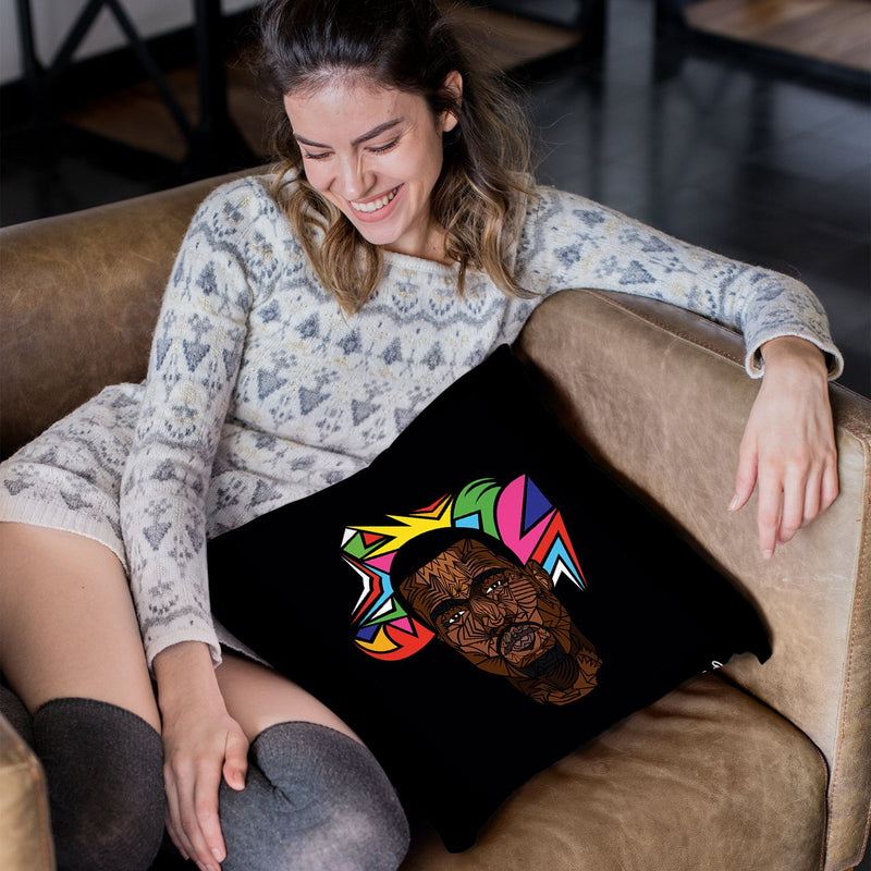 Kanye West Throw Pillow By Baro Sarre
