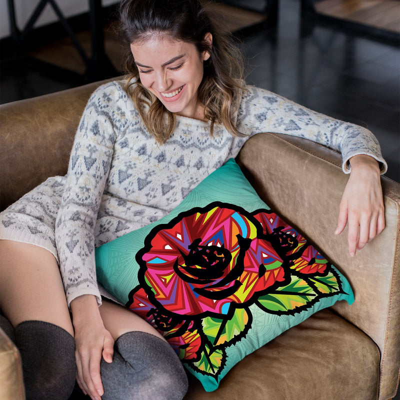 The Garden Throw Pillow By Baro Sarre