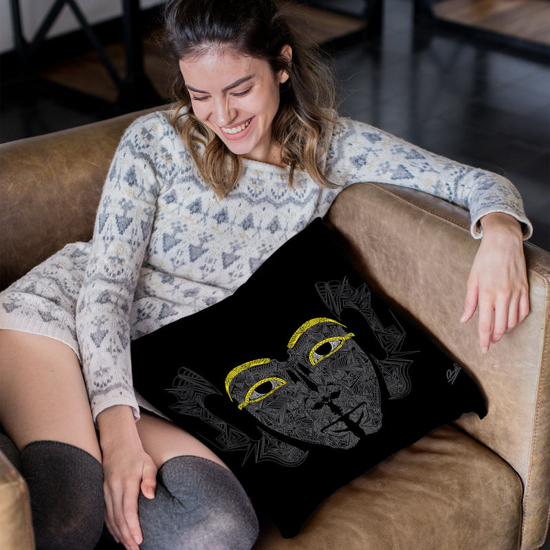 Pharaon Throw Pillow By Baro Sarre