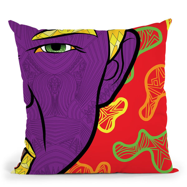 Pop-Cole Throw Pillow By Baro Sarre