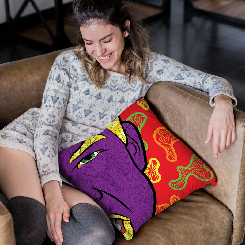 Pop-Cole Throw Pillow By Baro Sarre