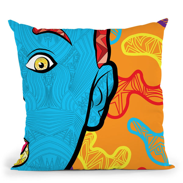 Pop-Innocence Throw Pillow By Baro Sarre