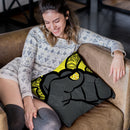 Pop-Justice Throw Pillow By Baro Sarre