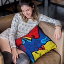 Pop-Midnight Throw Pillow By Baro Sarre