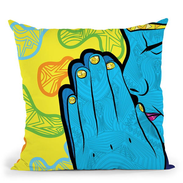 Pop-Paix Throw Pillow By Baro Sarre