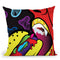 Pop-Poison Throw Pillow By Baro Sarre