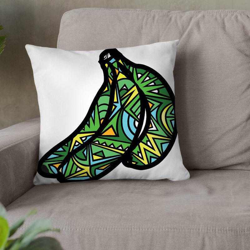 Vibrant Bananas Throw Pillow By Baro Sarre