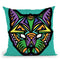 Cat-Sauvage Throw Pillow By Baro Sarre