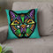 Cat-Sauvage Throw Pillow By Baro Sarre