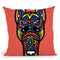 Doberman-Sauvage Throw Pillow By Baro Sarre