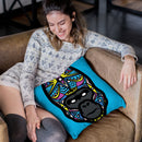 Gorilla-Sauvage Throw Pillow By Baro Sarre
