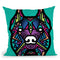 Pitbull-Sauvage Throw Pillow By Baro Sarre