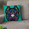 Pitbull-Sauvage Throw Pillow By Baro Sarre