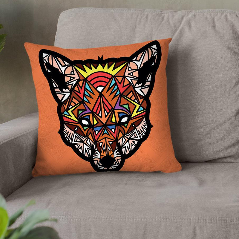 Fox-Sauvage Throw Pillow By Baro Sarre