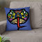 Snake-Sauvage Throw Pillow By Baro Sarre