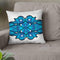 Vagues-Bleu-Blanc Throw Pillow By Baro Sarre