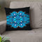 Vagues-Bleu-Noir Throw Pillow By Baro Sarre