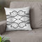 Vagues-Noir-Blanc Throw Pillow By Baro Sarre