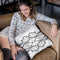 Vagues-Noir-Blanc Throw Pillow By Baro Sarre