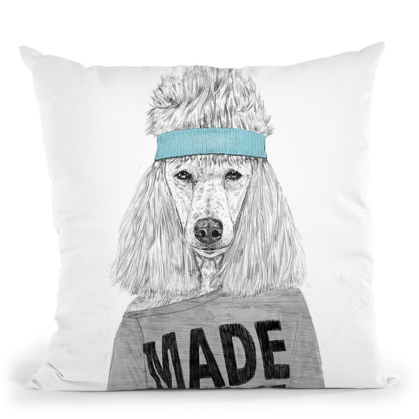 80'S Bitch Throw Pillow By Balazs Solti