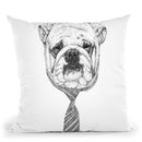Cool Dog Throw Pillow By Balazs Solti