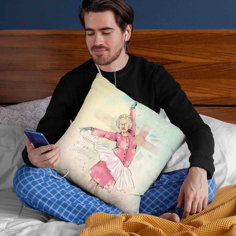 Dancing Queen Throw Pillow By Balazs Solti