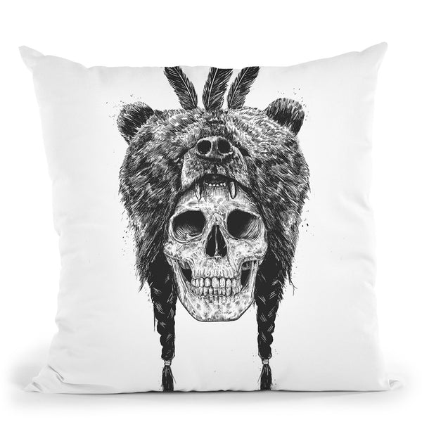 Deadaman Black Throw Pillow By Balazs Solti
