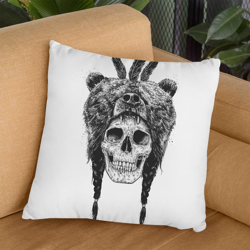 Deadaman Black Throw Pillow By Balazs Solti