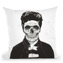 Death Fashion Throw Pillow By Balazs Solti