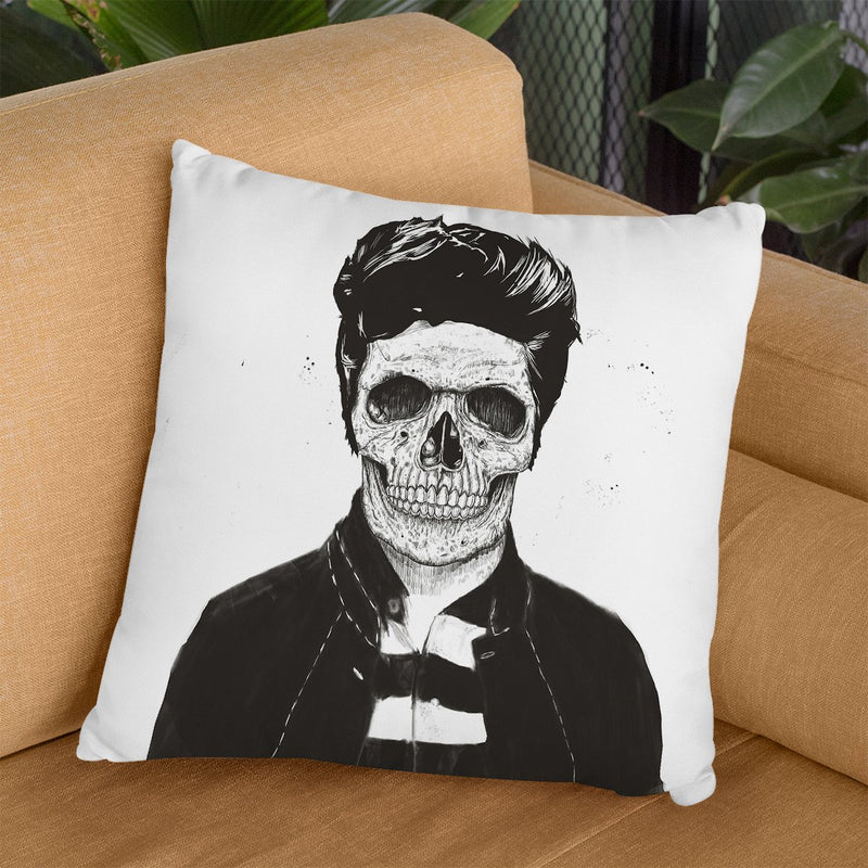 Death Fashion Throw Pillow By Balazs Solti