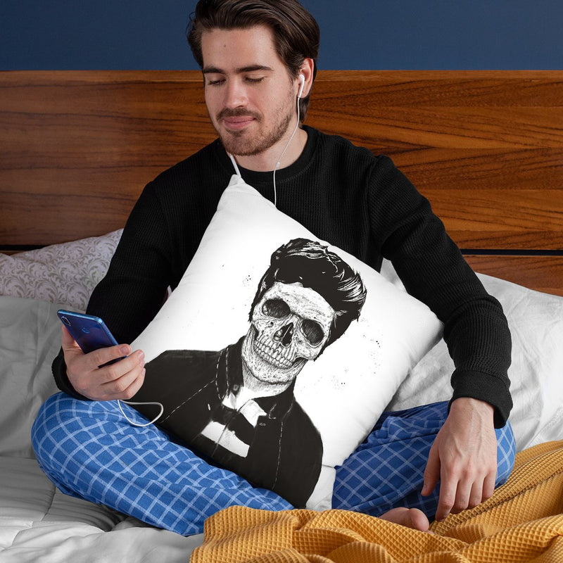 Death Fashion Throw Pillow By Balazs Solti