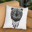Don'T Wake The Bear Throw Pillow By Balazs Solti