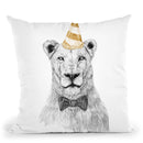 Get The Party Started Color Throw Pillow By Balazs Solti