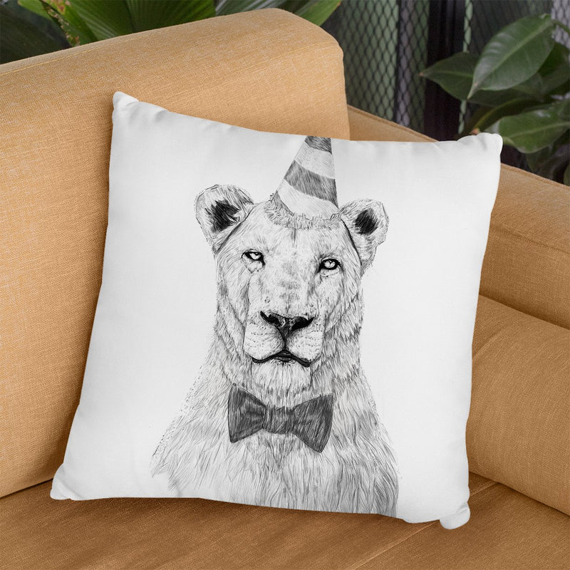 Get The Party Started Throw Pillow By Balazs Solti