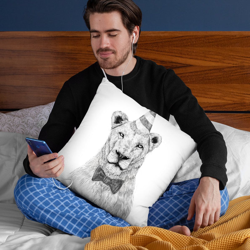 Get The Party Started Throw Pillow By Balazs Solti