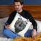Angry Bear With Antlers Throw Pillow By Balazs Solti