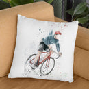 I Want To Ride My Bicycle Throw Pillow By Balazs Solti