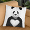 Lovely Panda Throw Pillow By Balazs Solti