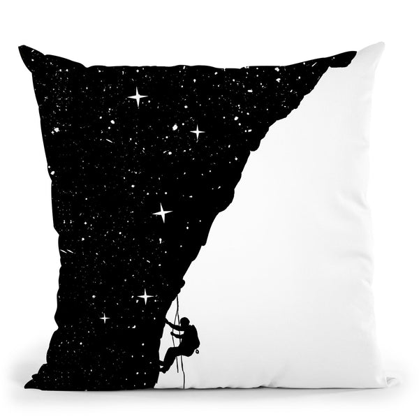 Night Climbing Throw Pillow By Balazs Solti