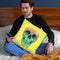 Pop Art Skull Throw Pillow By Balazs Solti