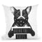 Rebel Dog Throw Pillow By Balazs Solti