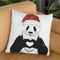 Santa Panda Throw Pillow By Balazs Solti