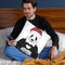 Santa Panda Throw Pillow By Balazs Solti