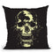 Scream Golden Throw Pillow By Balazs Solti