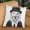 Sir Lion Throw Pillow By Balazs Solti
