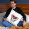 Skull With Red Glasses Throw Pillow By Balazs Solti