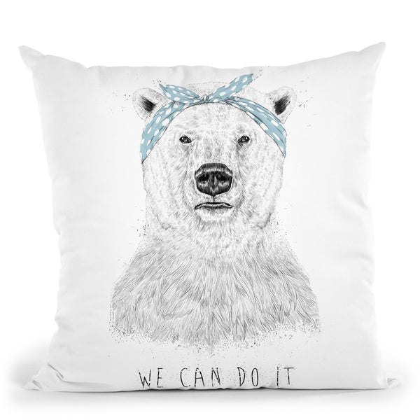 We Can Do It Throw Pillow By Balazs Solti
